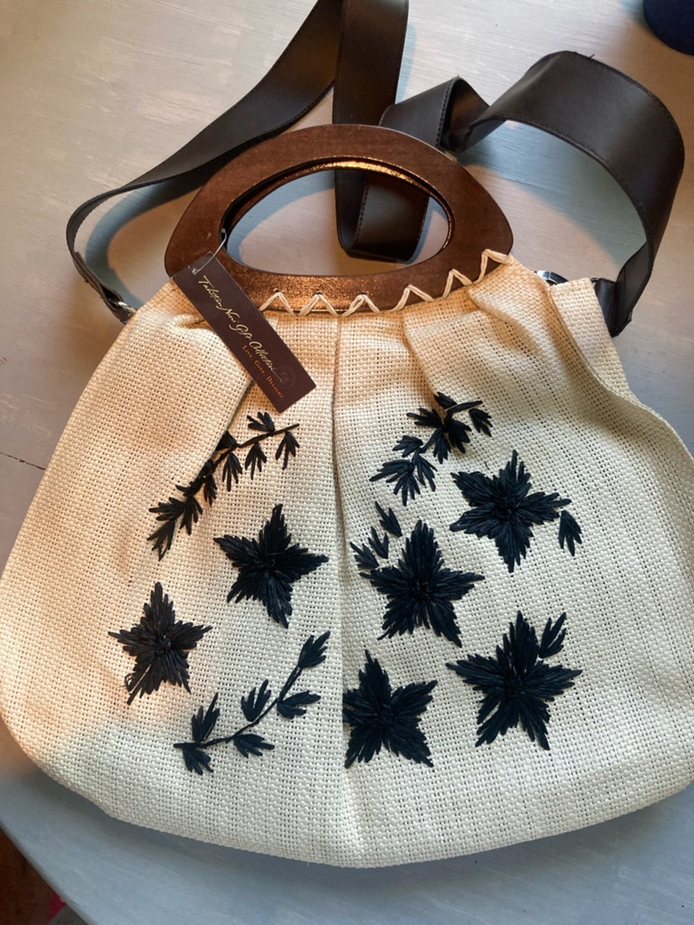 Tahitian Nori Gift Collection Beautiful Woven Tote Bag